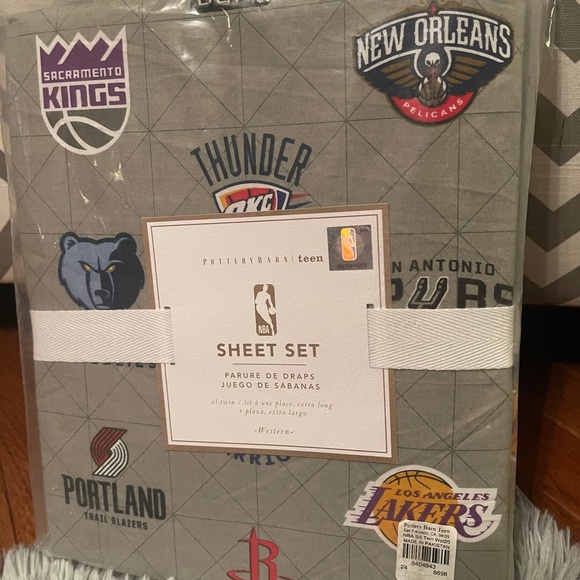 pottery barn nba sheets